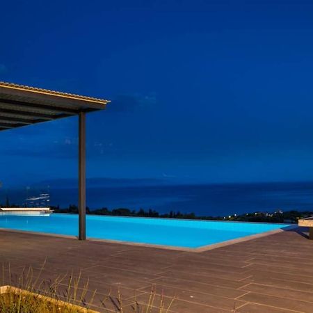 New Villa Blue With Private Pool At Trapezaki Livathos  Exteriér fotografie