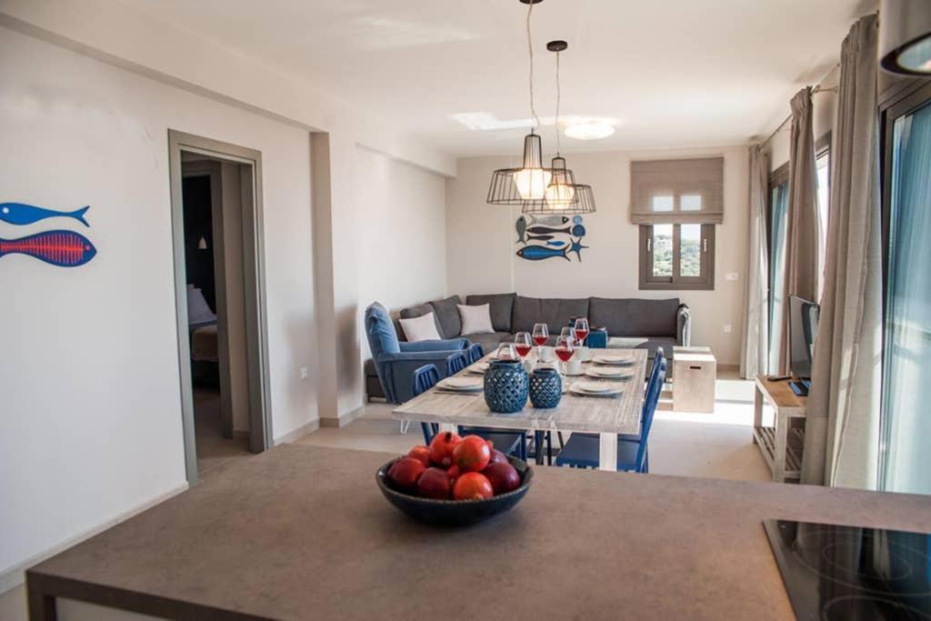 New Villa Blue With Private Pool At Trapezaki Livathos  Exteriér fotografie